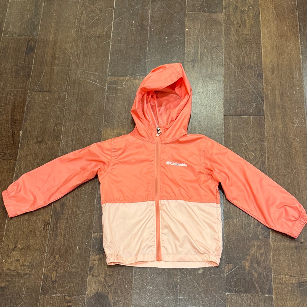 Columbia Two-Tone Coral and Peach Jacket XXS(4/5)  -girls